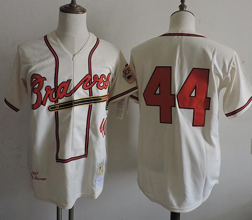 hank aaron jersey red