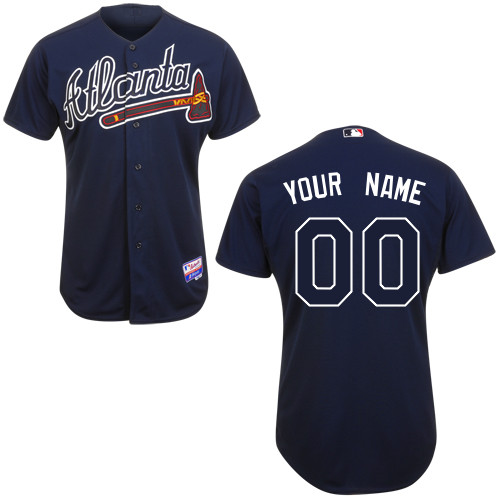 Personalized Authentic Blue MLB Jersey 