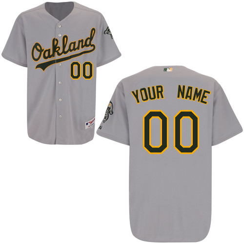 Personalized Authentic Grey MLB Jersey 