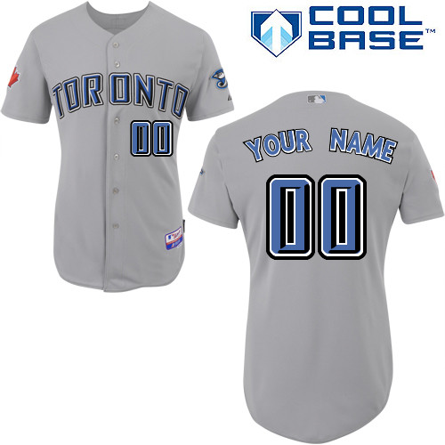 Blue Jays Authentic Grey Cool Base Jersey (S-3XL)