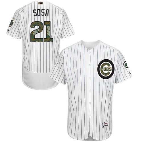 فنون الكيك Men's Chicago Cubs #21 Sammy Sosa Retired Blue 2016 Flexbase Majestic Baseball Jersey مخرطة جدة