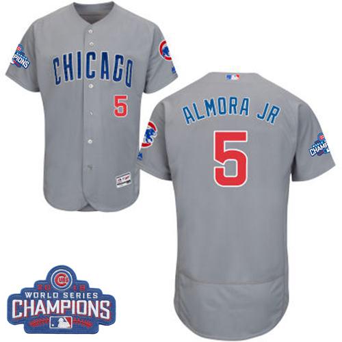 فانيش الوردي Chicago Cubs #5 Albert Almora Jr. Grey Flexbase Authentic Collection Mother's Day Stitched MLB Jersey تجربتي مع حبوب السكر للتنحيف