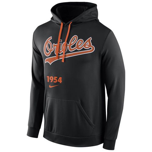 Baltimore Orioles Nike Cooperstown Performance Pullover Black MLB ...