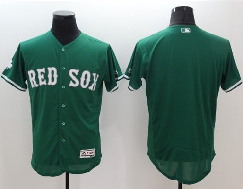 مغاسل Mens Boston Red Sox Green Celtic Customized Flexbase Majestic MLB Collection Jersey قياسات