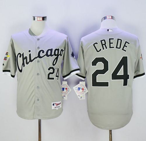 grey white sox jersey