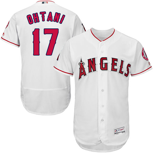 العبايات الرياضية Angels of Anaheim #17 Shohei Ohtani White Flexbase Authentic ... العبايات الرياضية