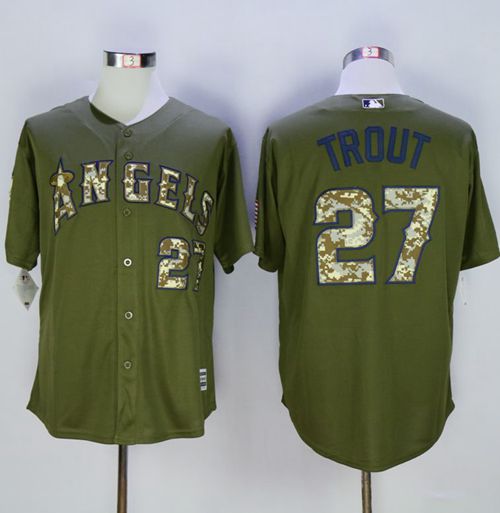 mike trout black camo jersey