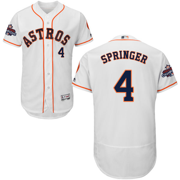 غزل بري Astros #4 George Springer White Home 2019 World Series Bound Women's Stitched Baseball Jersey ارخص طائرة درون