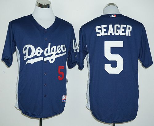 تحويل جوي Dodgers #5 Corey Seager Royal Authentic Cooperstown Collection Stitched Baseball Jersey تحويل جوي