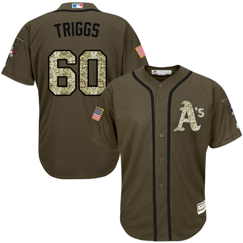 الجنكة بيلوبا Oakland Athletics 60 Andrew Triggs Gray Flexbase Authentic Collection Stitched Baseball Jersey زورد