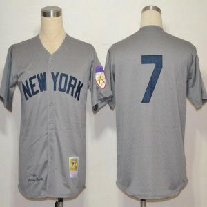 New York Yankees #7 Mickey Mantle 1951 White Throwback Jersey on sale,for  Cheap,wholesale from China