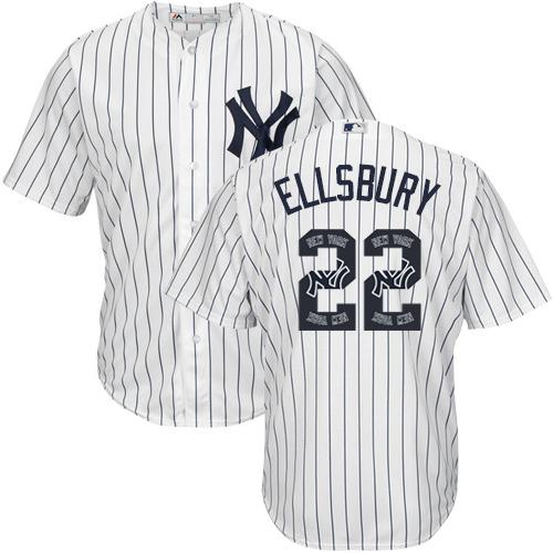 اوزمو موبايل Yankees #22 Jacoby Ellsbury White Strip Team Logo Fashion Stitched ... اوزمو موبايل