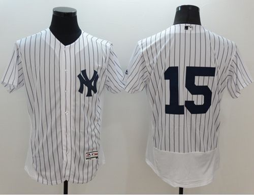 اصابع الشوفان Yankees #15 Thurman Munson White Strip Flexbase Authentic ... اصابع الشوفان