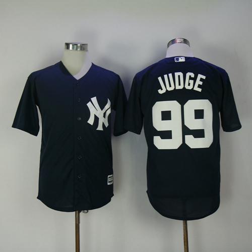 كونسيرت Yankees #99 Aaron Judge Navy Blue New Cool Base Stitched MLB ... كونسيرت