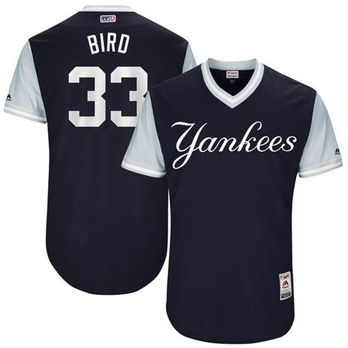 بخاخ نانو للجزم Yankees #33 Greg Bird Navy Bird Players Weekend Authentic Stitched ... بخاخ نانو للجزم