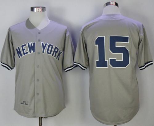 كروما خضراء Mitchell And Ness 1978 Yankees #15 Thurman Munson Grey Throwback ... كروما خضراء