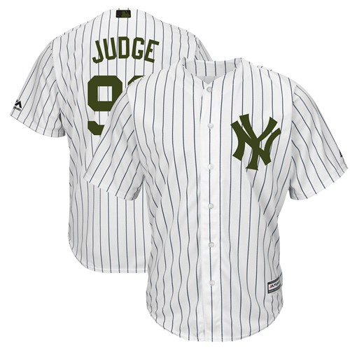 Yankees #99 Aaron Judge White Strip New 