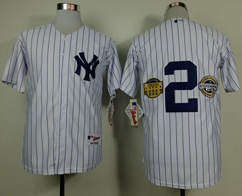شروط تغيير الاسم Yankees #2 Derek Jeter White W/Commemorative Final Season & ... شروط تغيير الاسم