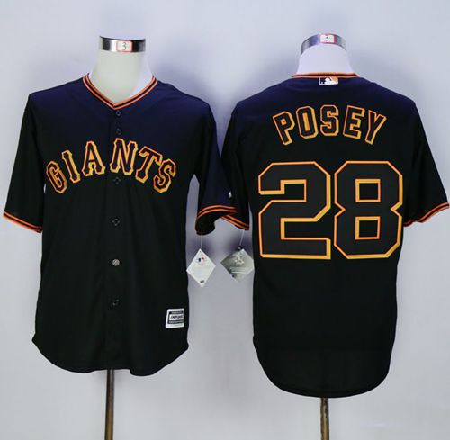 buster posey black jersey